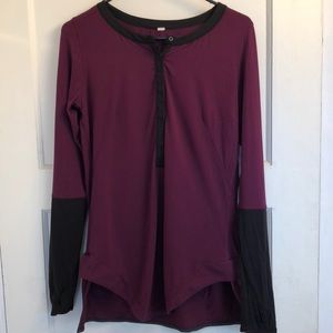 Lululemon Athletica long sleeve Henley